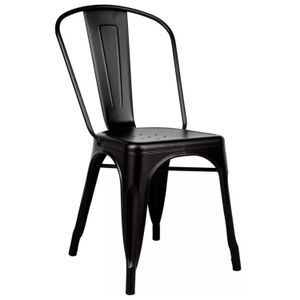 Silla de Bar Metal Tolix Negro