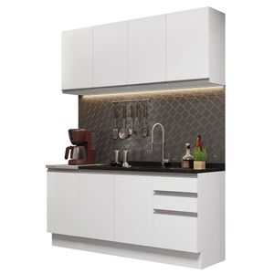 Mueble de Cocina Integral 160 cm Glamy Blanco 03