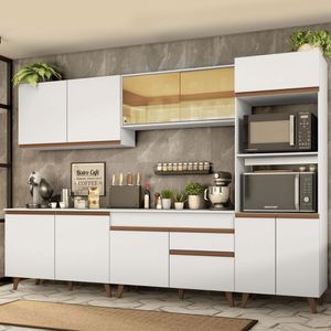 Mueble de Cocina Integral Reims 310 cm Blanco 01