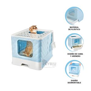 Arenero Base Movil y Pala Coladora Celeste Y+Papel de Regalo