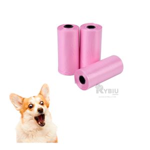 Bolsa para Perros de 3 Unidades de Rosado Y+Papel de Regalo