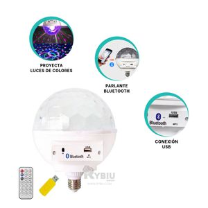 Foco Bocina Funcional y Practico en Tono Blanco
