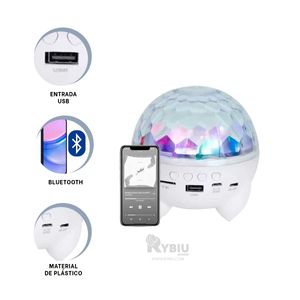 Reflector Versatil y Durable Color Blanco Y+Stickers