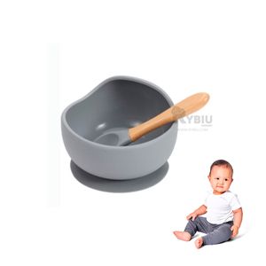 Plato de Mesa Hipoalergenico Niño en Plomo Y+Stickers