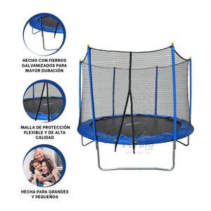 Colchon con Elastico para Saltar Y+Regalo Ligas para Peinar