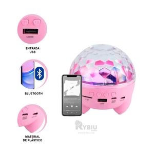 Proyector Divertido y Brillante Tono Rosado Y+Stickers