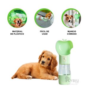 Dispensador Pet de Diseño Manzana en Verde Y+Papel de Regalo