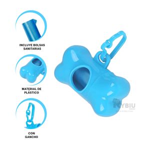 Bolsa para Excrementos de Perro en Celeste Y+Regalo Agendita