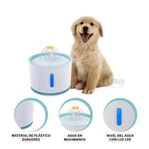 Fuente Estetica para Beber Blanco Celeste Y+Stickers