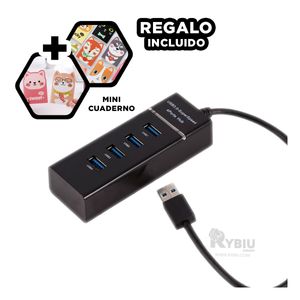 Puerto de Conexion USB en Color Negro Y+Papel de Regalo