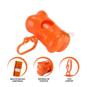 Bolsa para Recoger Residuos de Anaranjado Y+Regalo Stickers