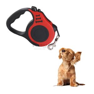 Soga Resistente de Perro de 3m en Color Rojo Y+Stickers