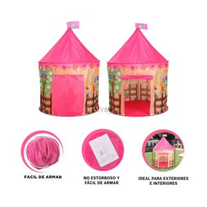 Carpa Lindo y Comodo para Infantes Rosado Y+Regalo Stickers