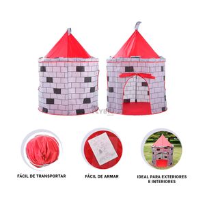 Carpa Lindo y Comodo para Infantes Rojo Y+Regalo Stickers