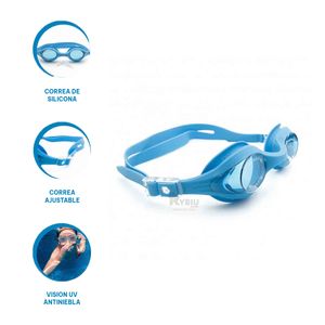Gafas Eficientes de Color Celeste Y+Regalo Ligas para Peinar
