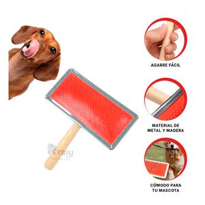 Peine Resistente con Agarre Rojo Talla L Y+Regalo Agendita