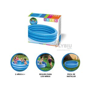 Piscina para Niños Pequeños en Color Azul Y+Papel de Regalo