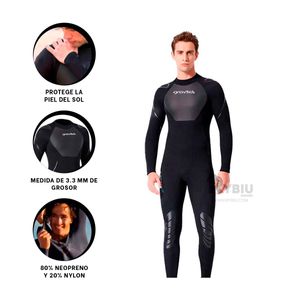 Traje de Neopreno en Talla M de Color Negro