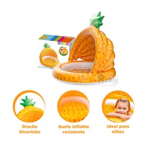 Piscina de Juegos Acuaticos de Niños Piña Y+Regalo Stickers