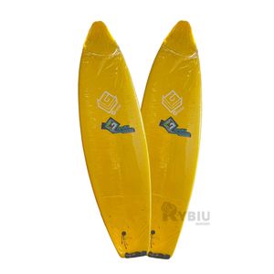 Tabla Hidrodinamica para Surfistas en Amarillo 7' Y+Stickers