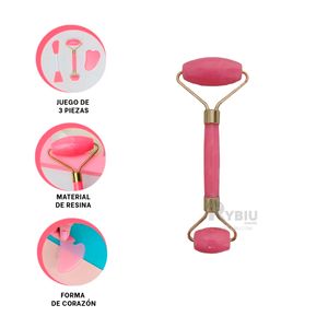 Set de Limpieza Facil de Plastico de Color Rosado