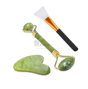Masajeador Kit de 3 para Cara en Tono Verde Y+Agendita