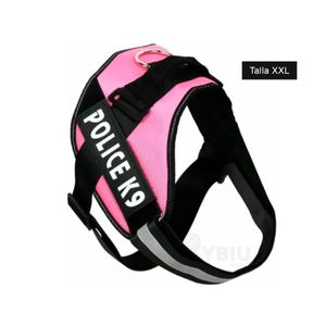 Pechera de Seguridad para Can en Rosado XXL Y+Stickers