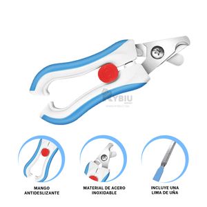 Corta Uña Compacto y Ligero en Tono Celeste Y+Agendita