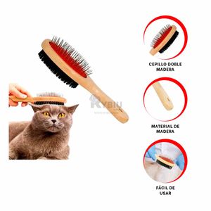 Peine Eficaz dual para mascotas Standar Y+Papel de Regalo