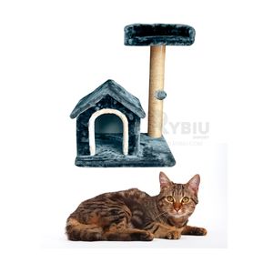 Gym para Entretener Felinos Azul Y+Papel de Regalo
