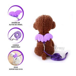 Pechera para Perros Ideal en Color Lila Y+Post-it adhesivos