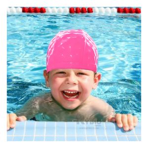 Gorro de Natacion Comodo Util de SC-4602 Color Rosado
