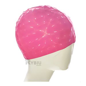 Gorro de Natacion Comodo Util de SC-4602 Color Rosado
