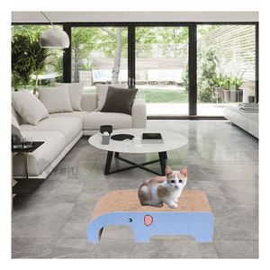 Raspador Multifuncional para Gato Marron Y+Post-it adhesivos