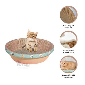 Rascador Moderno y Optimo para Gato Marron Y+Regalo Stickers