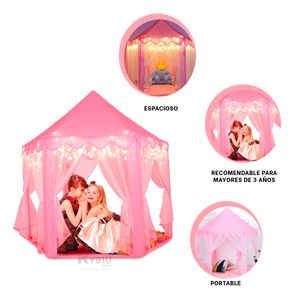 Carpa Lavable de Niña de Tu Color Rosado Y+Regalo Agendita