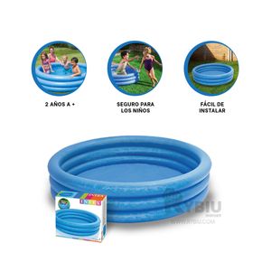 Piscina Hermosa y Altamente Resistente en Color Azul