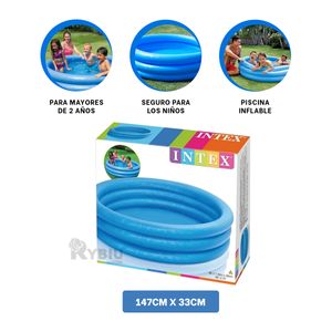 Piscina con Bordes Suaves en Azul Y+Papel de Regalo