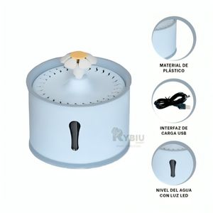 Fuente Resistente de Agua de Celeste Gris Y+Papel de Regalo