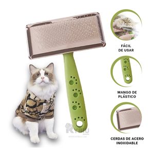 Peine con Mango Madera Color Verde Talla L Y+Regalo Agendita