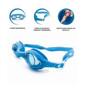 Gafas Adaptables de Color Celeste Y+Ligas de Regalo
