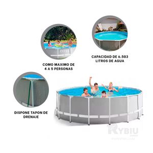 Piscina Sencilla de Transportar y Ergonomica Y+Stickers