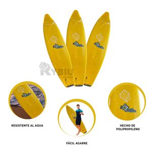Tablero Practico en Amarillo Y+Regalo Ligas para Peinar