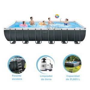 Piscina Sencilla de Transportar y Ergonomica Y+Stickers