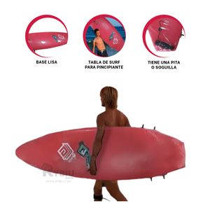 Tablero Practico en Rojo Y+Regalo Ligas para Peinar