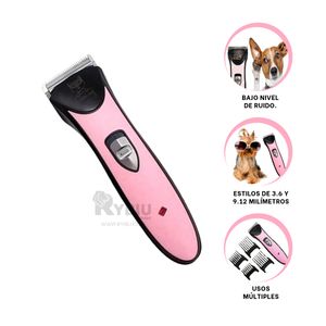 Corta Pelaje con Estilo de 3.6 mm Rosado Y+Papel de Regalo