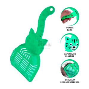 Pala Ligera de Deposiciones en Verde Y+Papel de Regalo