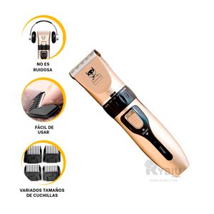 Cortapelo Funcional para Mascota en Dorado Y+Papel de Regalo