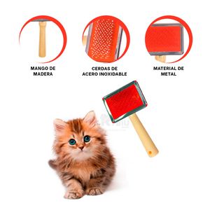 Peineta Versatil Pet Rojo de Talla S Y+Post-it adhesivos