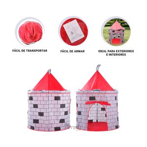 Tienda Practica Infantil en Rojo Y+Ligas de Regalo
